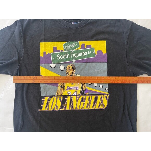 LA Lakers Kobe Bryant South Figueroa St Chick Hearn Ct T-shirt Staples‎ Center L - Picture 2 of 7